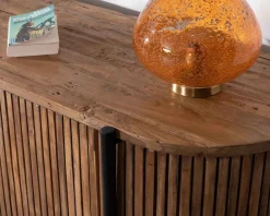 Meuble House Enfilade 200 cm avec portes et tiroirs en bois exotiques 