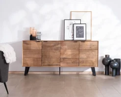 Meuble House Enfilade 4 portes en acacia