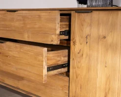 Meuble House Enfilade rétro en teck naturel recyclé "Bahia" Best