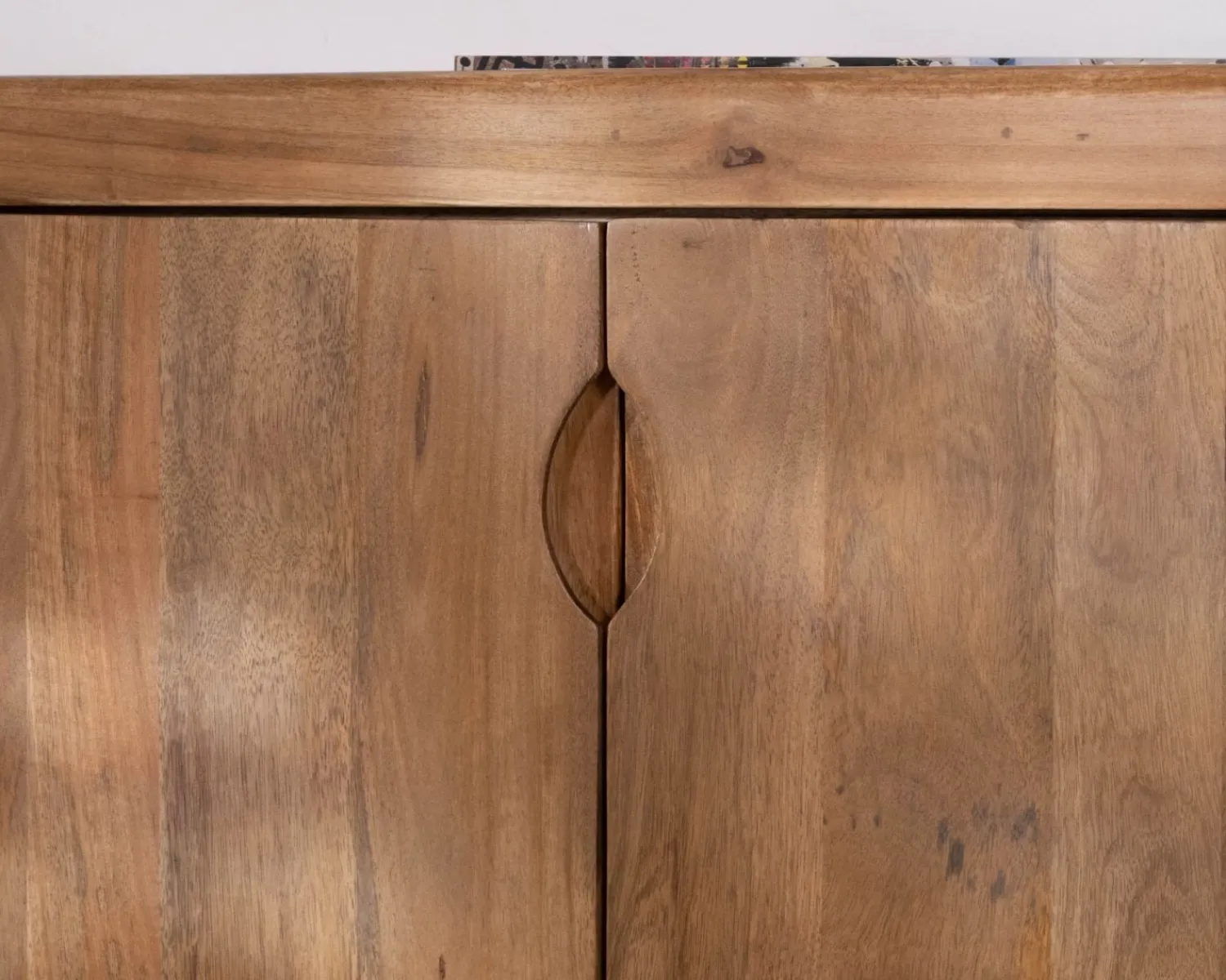 Meuble House Enfilade vintage 4 portes en manguier naturel "Odely" 180 cm style rétro chic Hot