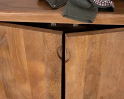 Meuble House Enfilade vintage 4 portes en manguier naturel