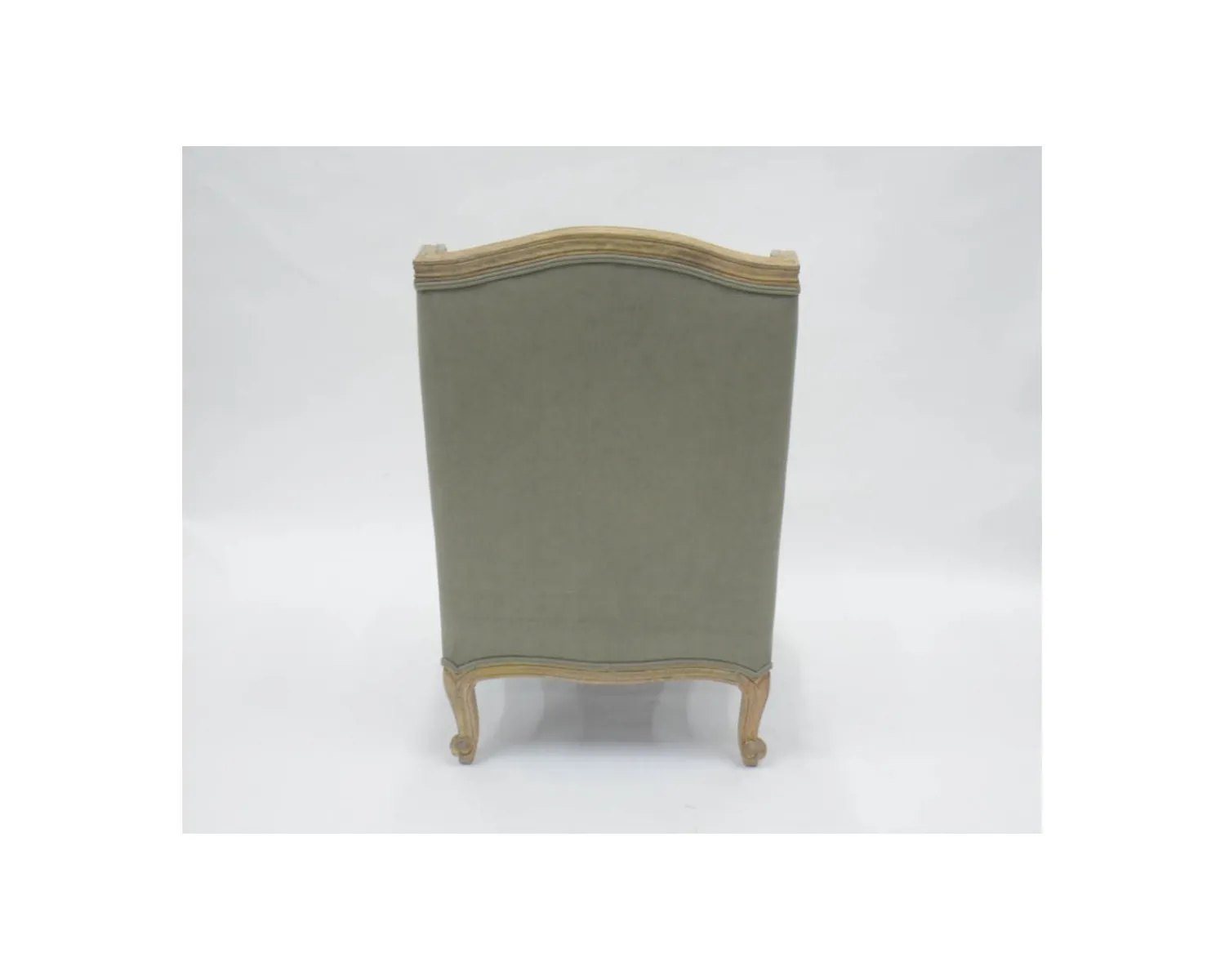 Meuble House Fauteuil bergère imprimé ginko taupe et crème "Sofia" ultra confort Hot