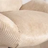 Meuble House Fauteuil confort et pivotant en velours camel beige "Bissett" Sale