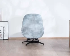 Meuble House Fauteuil rotatif enveloppant avec repose-pieds 