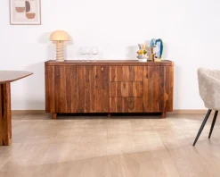 Meuble House Grand bahut 180 cm en bois de palissandre "Rosewood"