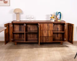 Meuble House Grand bahut 180 cm en bois de palissandre