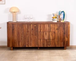 Meuble House Grand bahut 180 cm en bois de palissandre