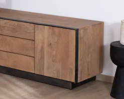 Meuble House Grand banc TV 180 cm en manguier style épuré 