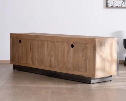Meuble House Grand banc TV 180 cm en manguier style épuré 