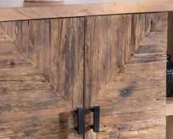 Meuble House Grand buffet bas acacia massif 175cm style ethnique