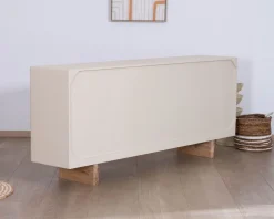 Meuble House Grand buffet bas 4 portes style organique et contemporain