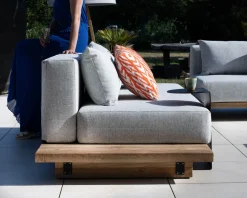 Meuble House Grand canapé modulaire 5 places de jardin 
