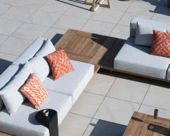 Meuble House Grand canapé modulaire 5 places de jardin 