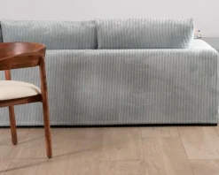 Meuble House Grand canapé moelleux avec pouf modulaire 