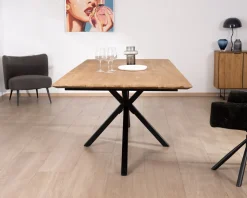 Meuble House Grande table de repas en teck recyclé et pieds mikado "Bahia" 240 cm