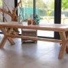 Meuble House Grande table de repas en teck recyclé 8/10 personnes "Balangan Beach"
