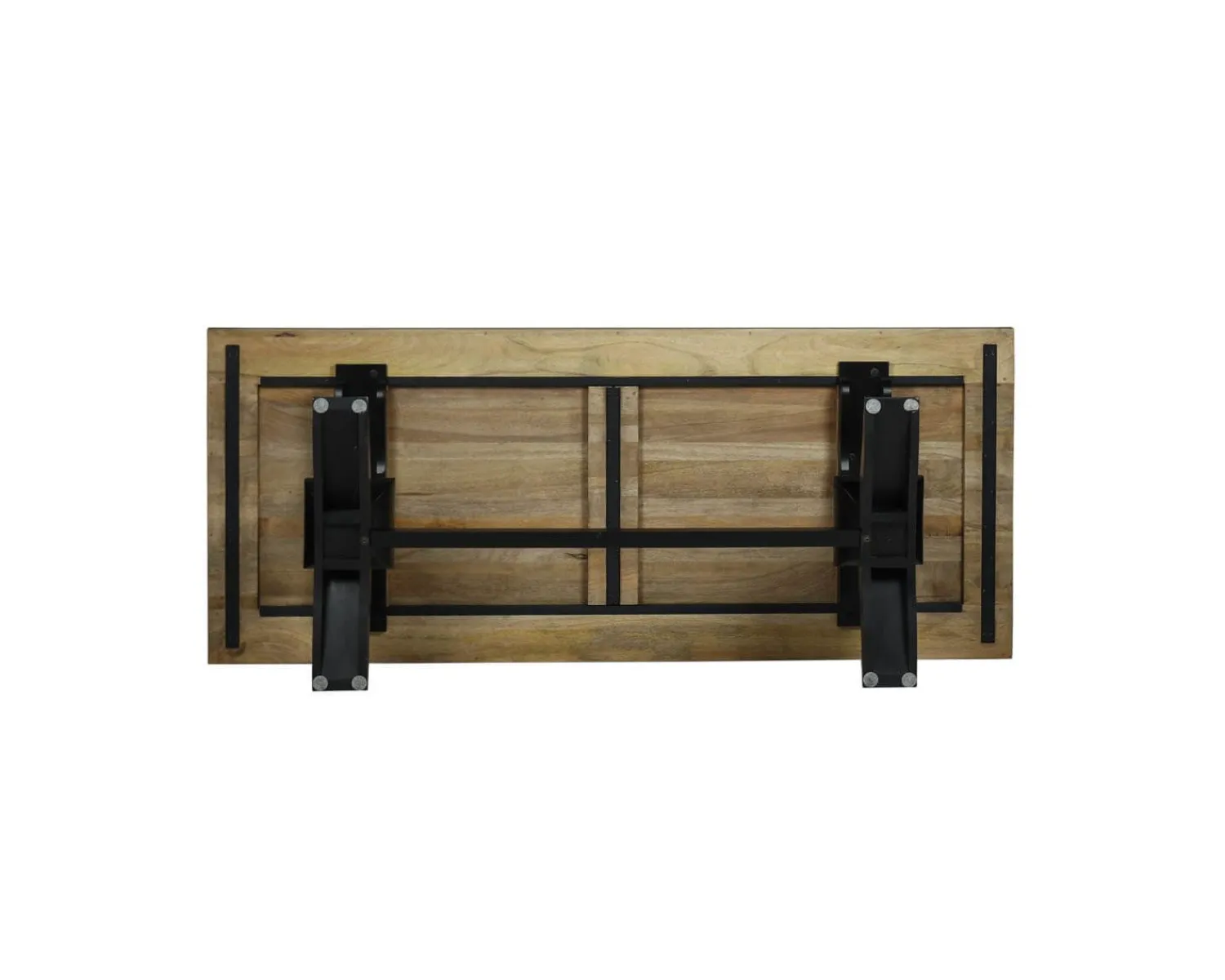 Meuble House Grande table de repas 8/10 places style chic noire et bois "Legacy" Best