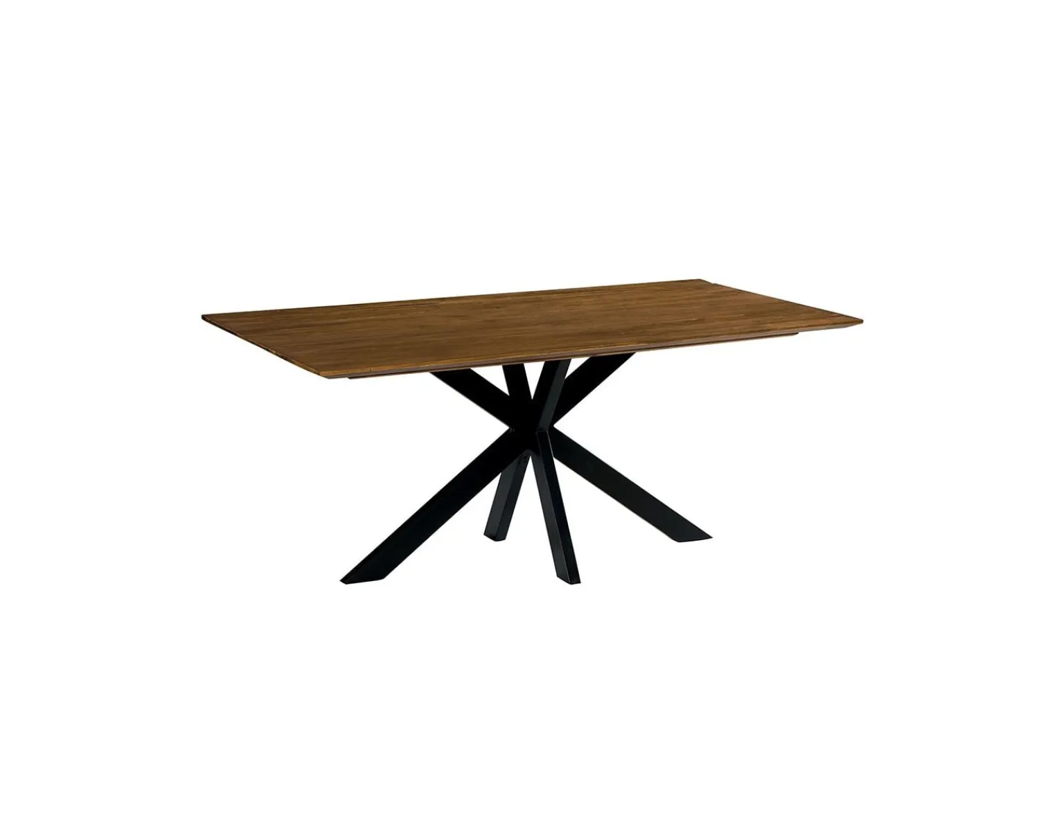 Meuble House Grande table de salle à manger en bois recyclé et métal 220cm "Copley" Outlet