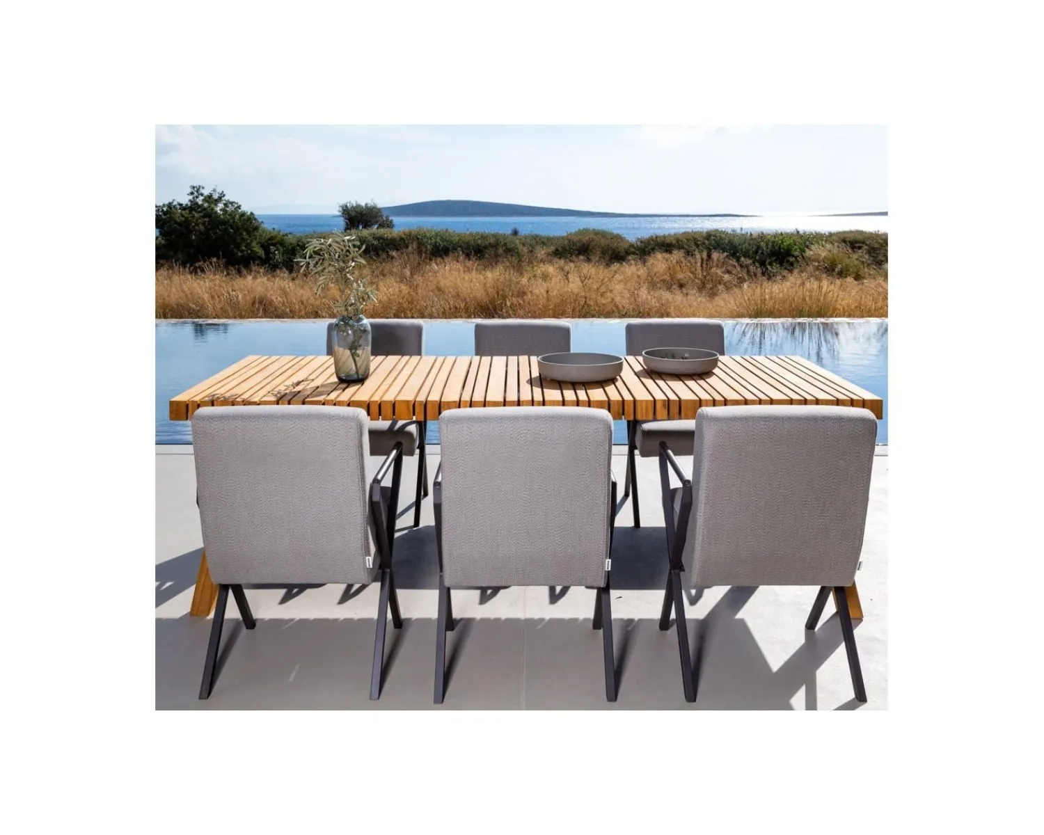 Meuble House Grande table outdoor en teck massif 240 cm "Lombok" Hot