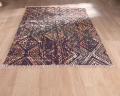 Meuble House Grand tapis en coton imprimé esprit aztèque 180x270cm "Cocoon" Discount