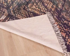 Meuble House Grand tapis en coton imprimé esprit aztèque 180x270cm