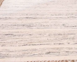 Meuble House Grand tapis tissé main coton et jute