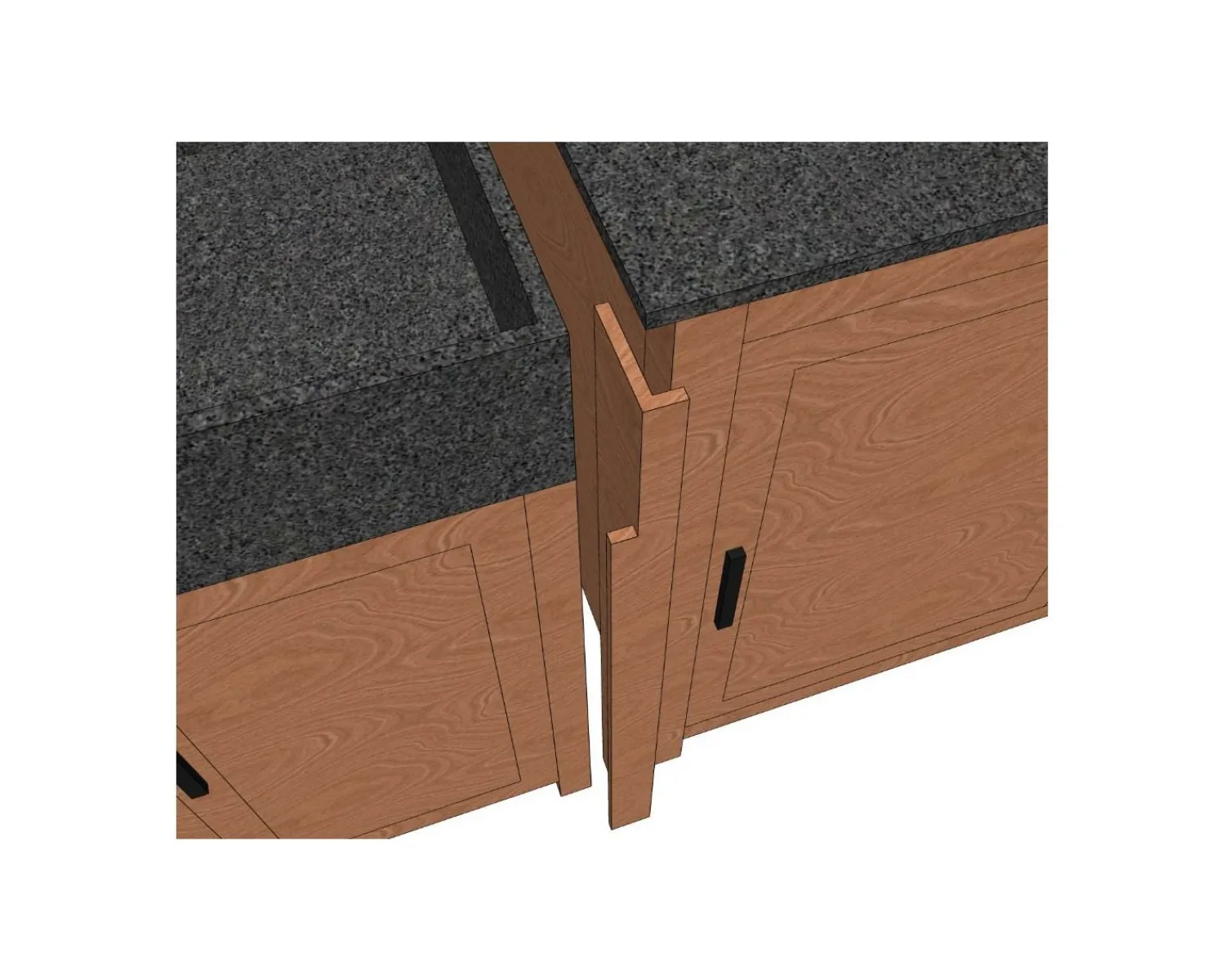 Meuble House Lot de 2 baguettes pour meuble évier 79 cm "Grand Chef" Sale