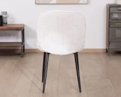 Meuble House Lot de 2 chaises de repas confort style scandinave 