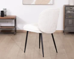 Meuble House Lot de 2 chaises de repas confort style scandinave 