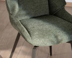 Meuble House Lot de 2 chaises de repas design et enveloppantes 