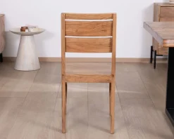 Meuble House Lot de 2 chaises de repas en acacia massif