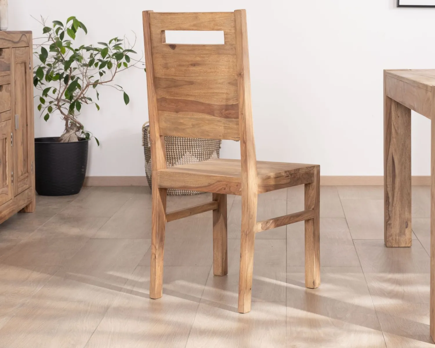 Meuble House Lot de 2 chaises de repas en palissandre "Kalanohé" Hot