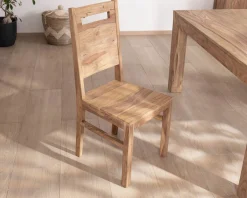 Meuble House Lot de 2 chaises de repas en palissandre