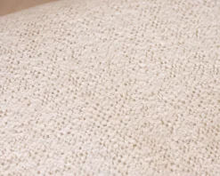 Meuble House Lot de 2 chaises design et confortables en tissu bouclettes blanc 