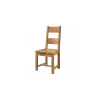 Meuble House Lot de 2 chaises en chêne massif huilé assise bois "Lodge Casita" Clearance