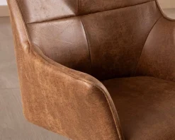 Meuble House Lot de 2 chaises enveloppantes sur pied rotatif 