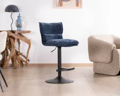 Meuble House Lot de 2 chaises hautes matelassées réglables en hauteur 