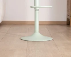 Meuble House Lot de 2 tabourets réglables avec assise bois 