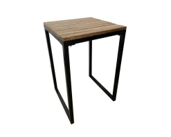 Meuble House Mange-debout carré en bois exotique 70x70 cm "Garden"