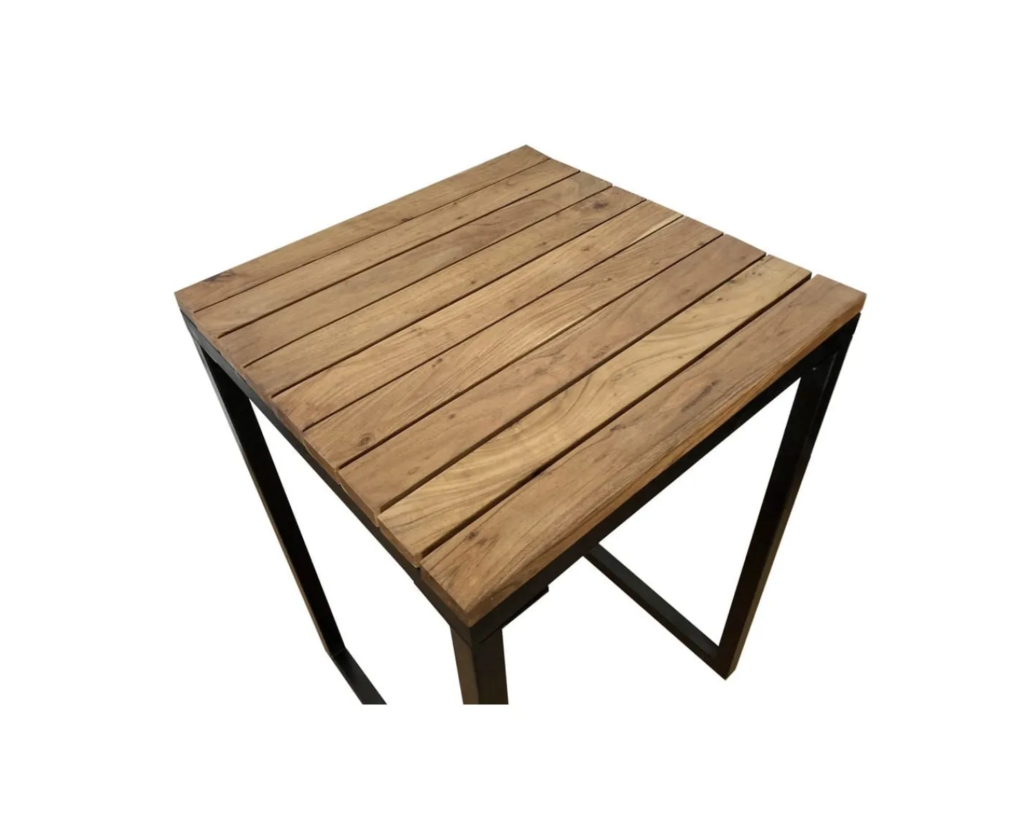 Meuble House Mange-debout carré en bois exotique 70x70 cm "Garden"