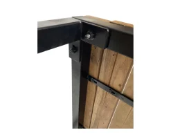 Meuble House Mange-debout carré en bois exotique 70x70 cm