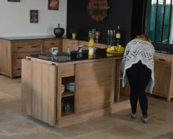 Meuble House Meuble bois massif de cuisine 1 porte "Grand Chef" Best