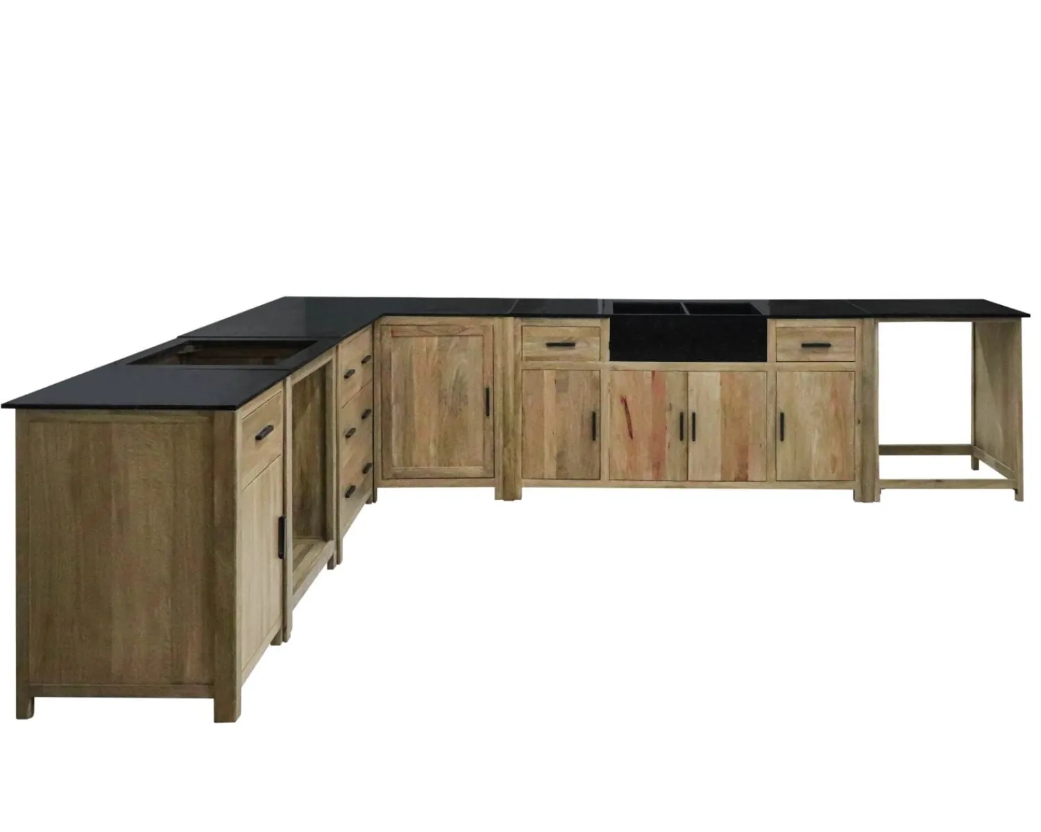 Meuble House Meuble bois massif de cuisine 1 porte "Grand Chef" Best