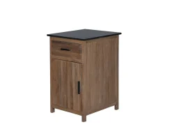 Meuble House Meuble de cuisine bois massif 1 porte 1 tiroir "Grand Chef" Outlet