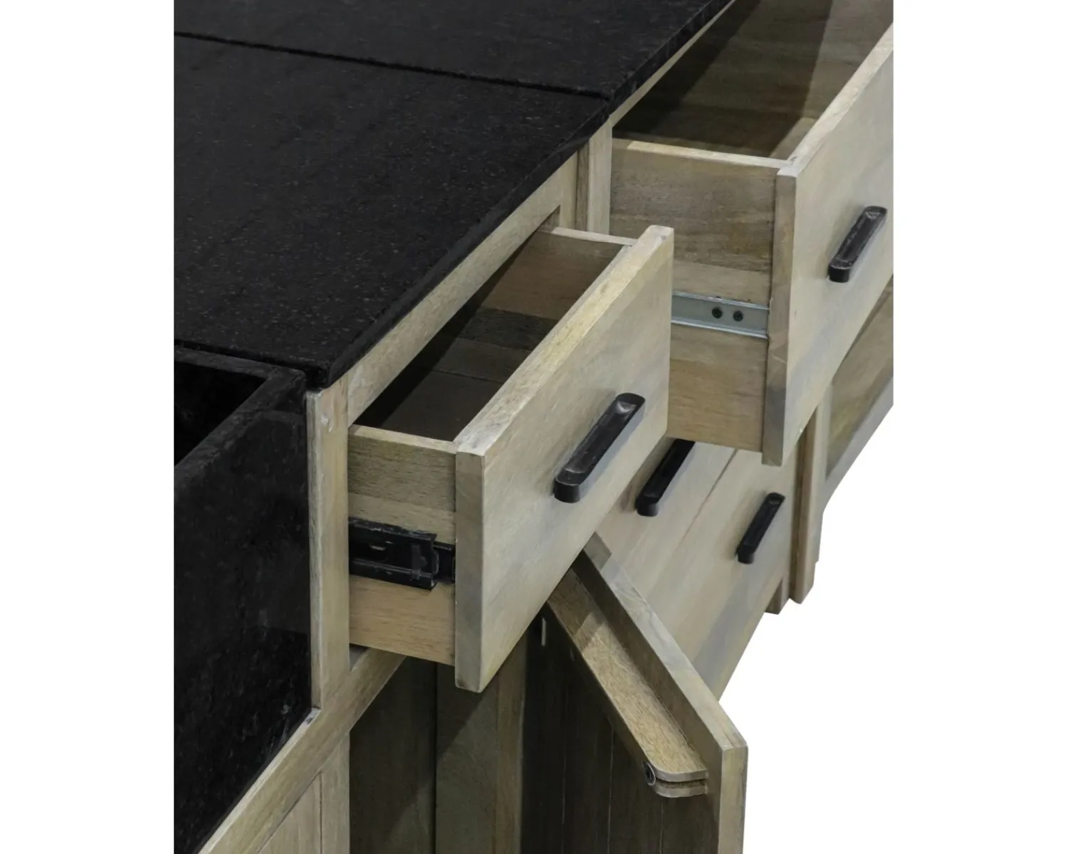 Meuble House Meuble de cuisine bois massif 1 porte 1 tiroir "Grand Chef" Outlet