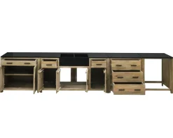 Meuble House Meuble de cuisine 3 tiroirs casserolier 