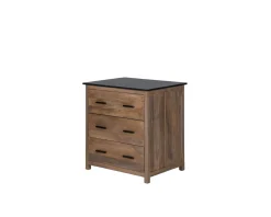 Meuble House Meuble de cuisine 3 tiroirs casserolier 