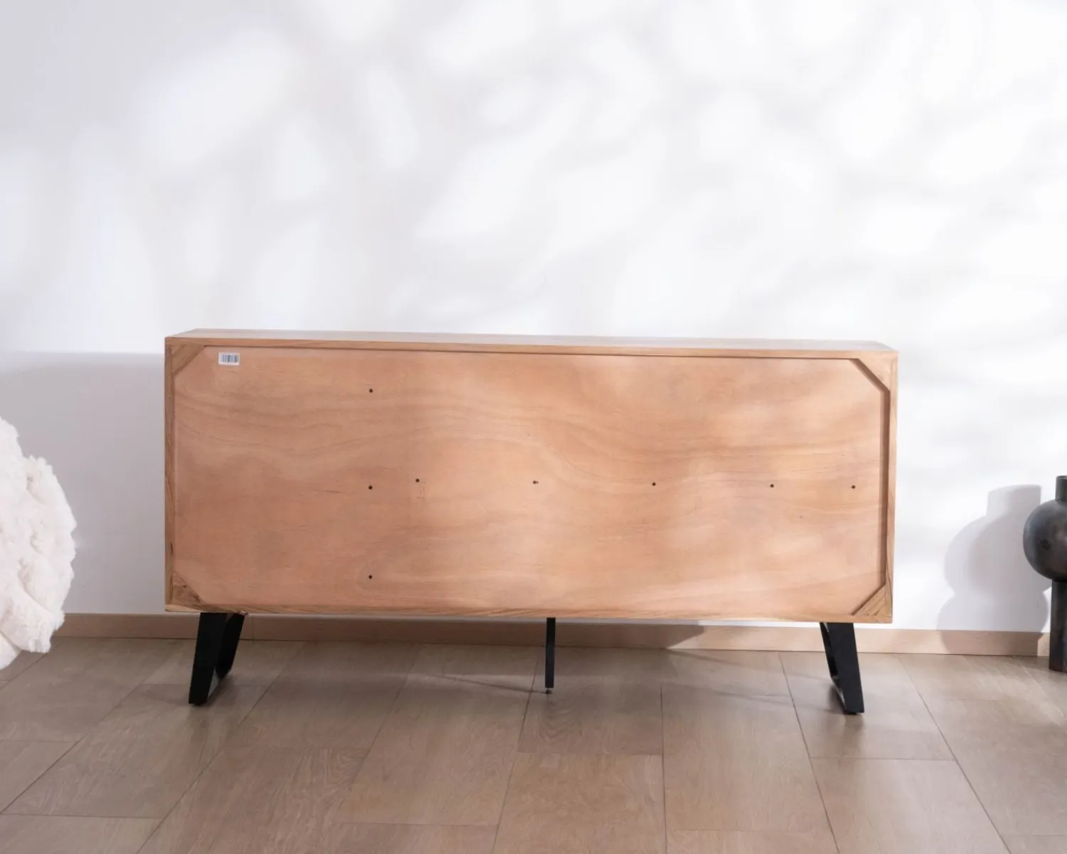 Meuble House Meuble de rangement bas 160 cm avec tiroirs "Uky" design contemporain esprit rétro Sale