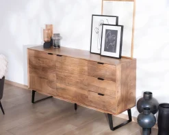Meuble House Meuble de rangement bas 160 cm avec tiroirs