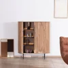 Meuble House Meuble de rangement design rétro "Bopee" étagères avec éclairage LED Outlet